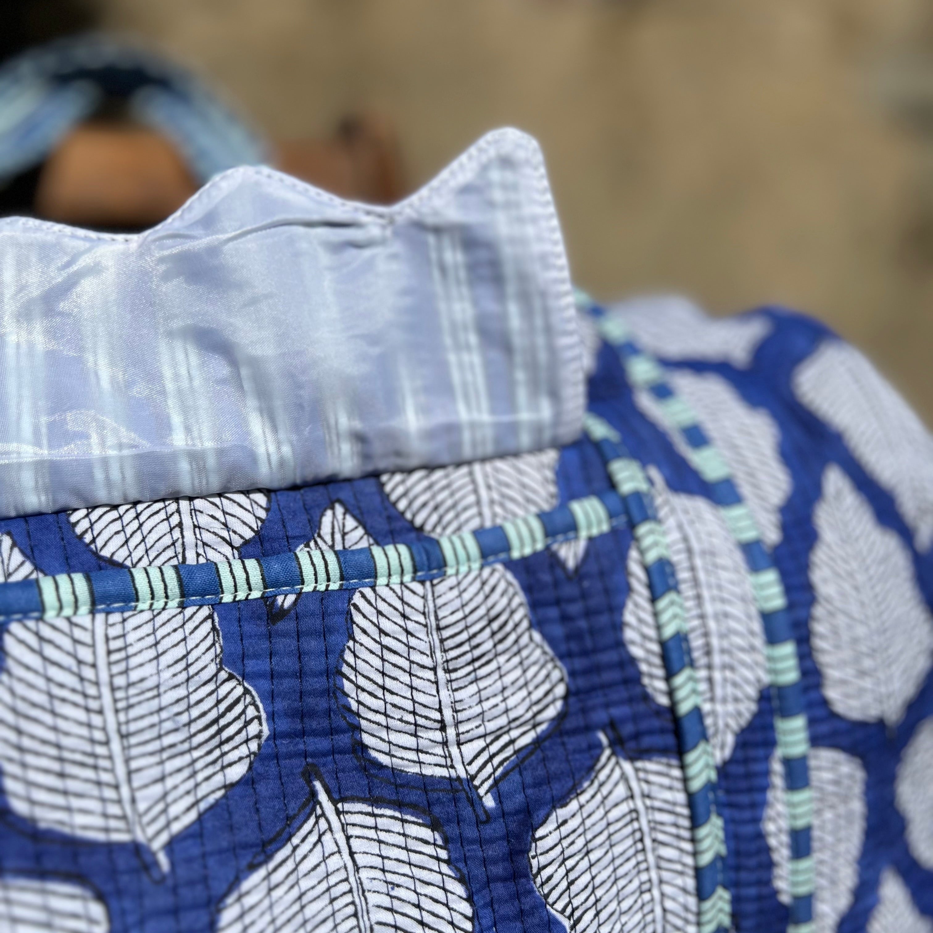 Blue Leaf Weekend Duffle Bag