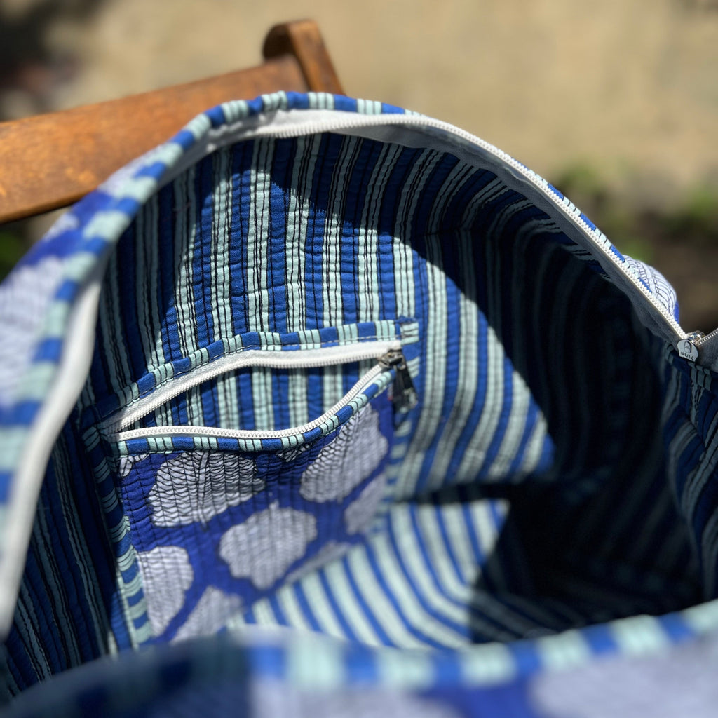 Blue Leaf Weekend Duffle Bag