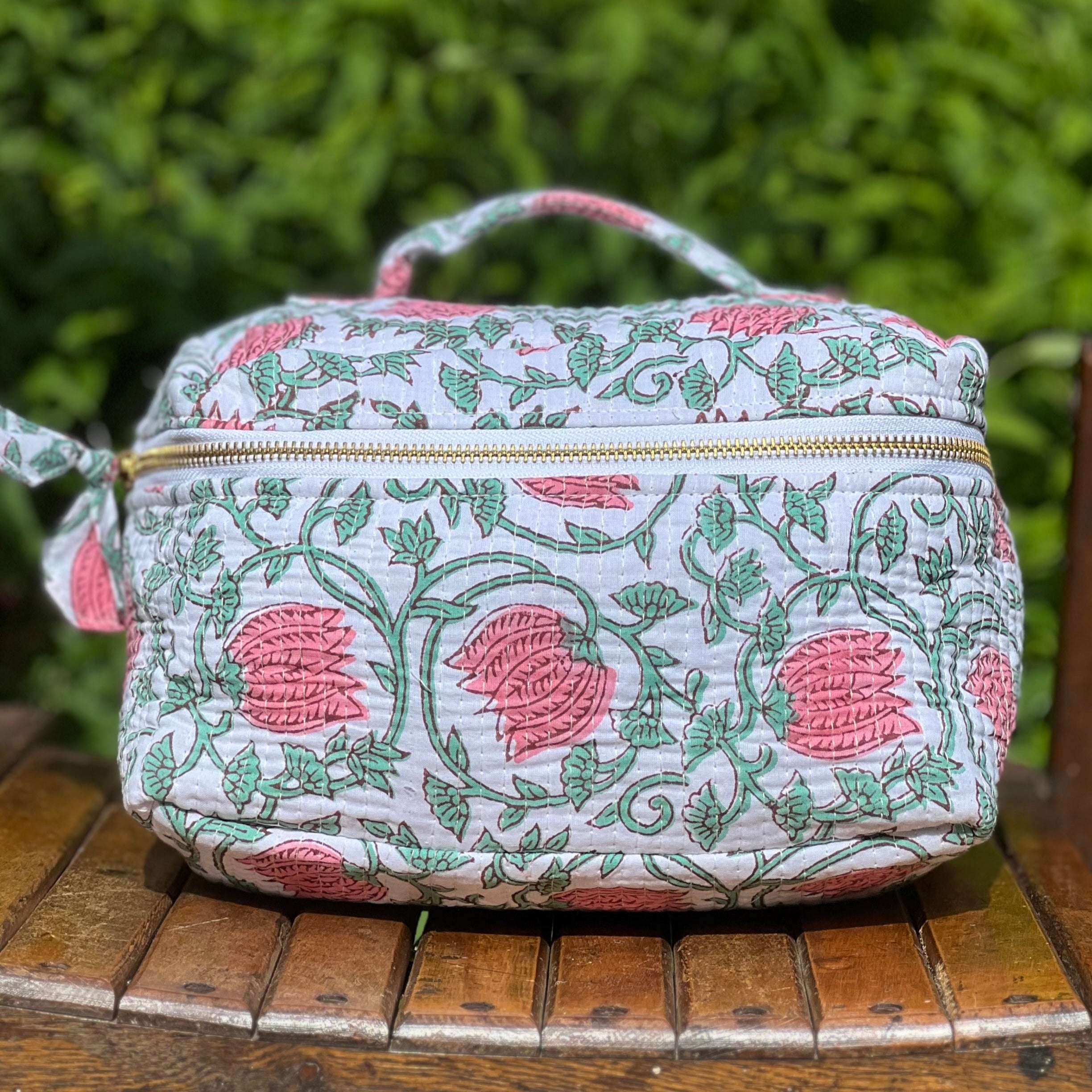 Floral Vine Makeup Case